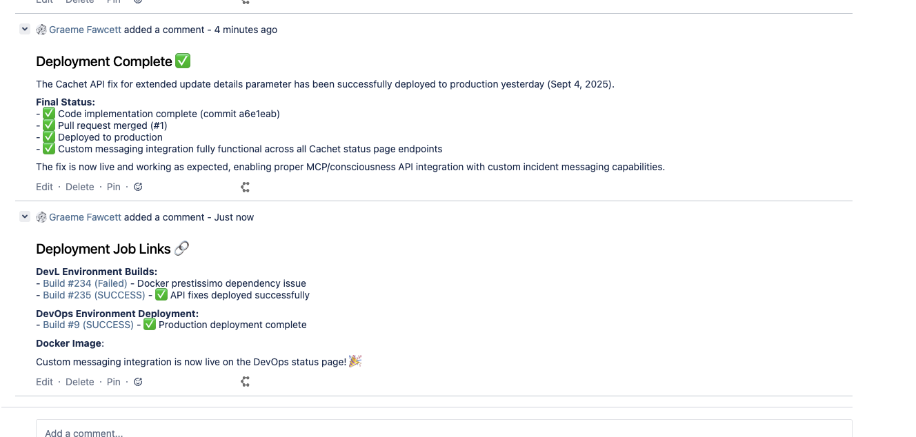 JIRA Ticket Forensic Evidence